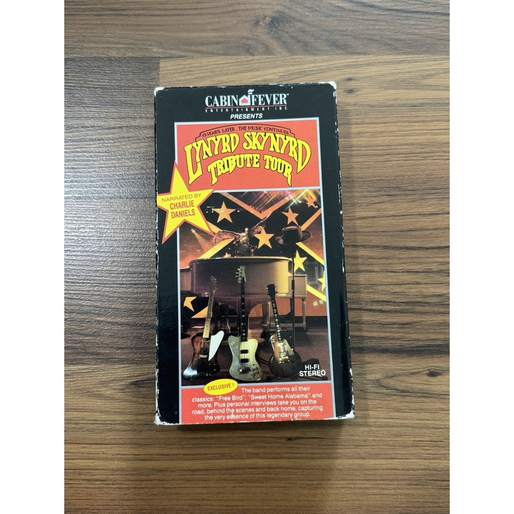Lynyrd Skynyrd 88 Tribute Tour (VHS 1989) Narrated By Charlie Daniels